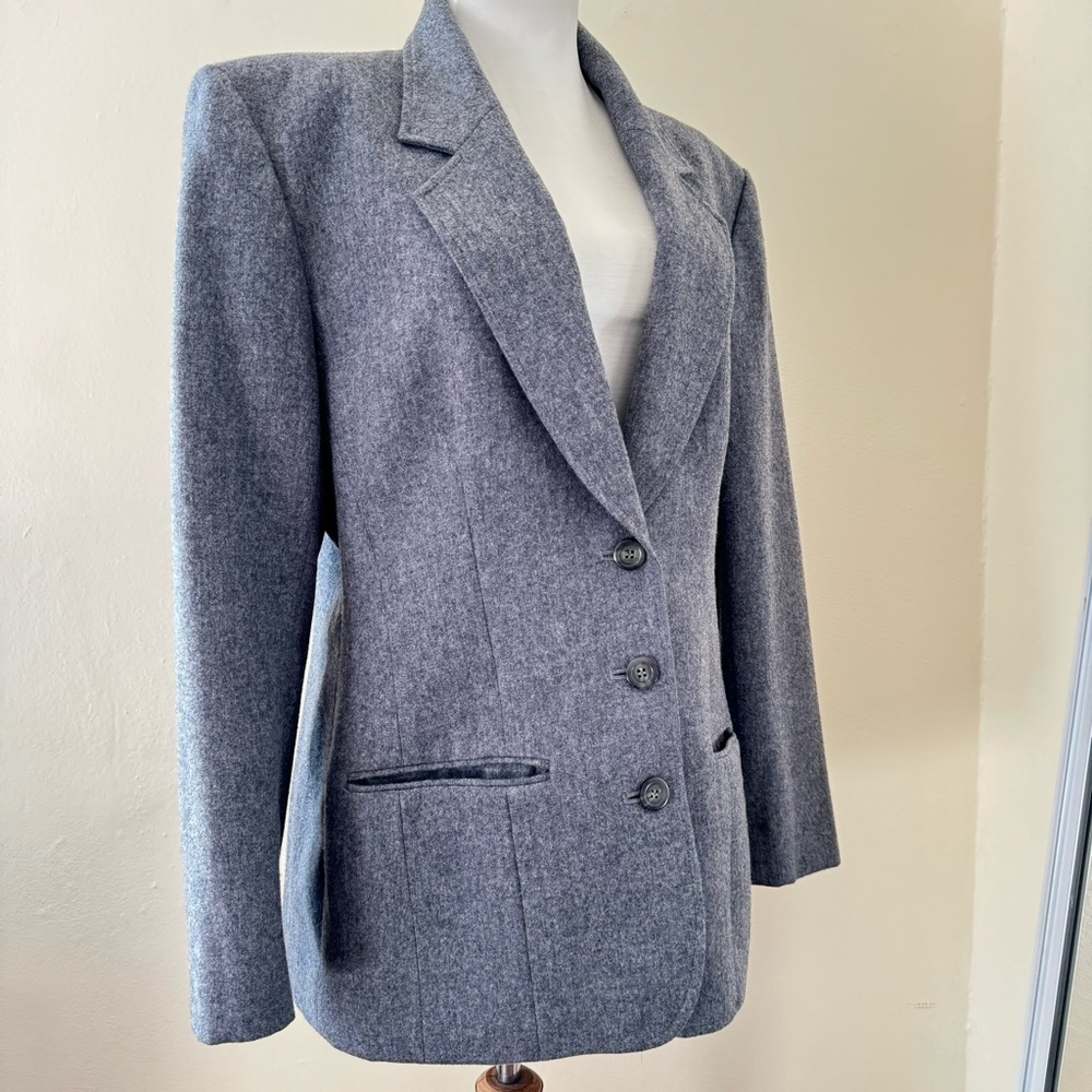 Pendleton Vintage Classic Grey Wool Blazer